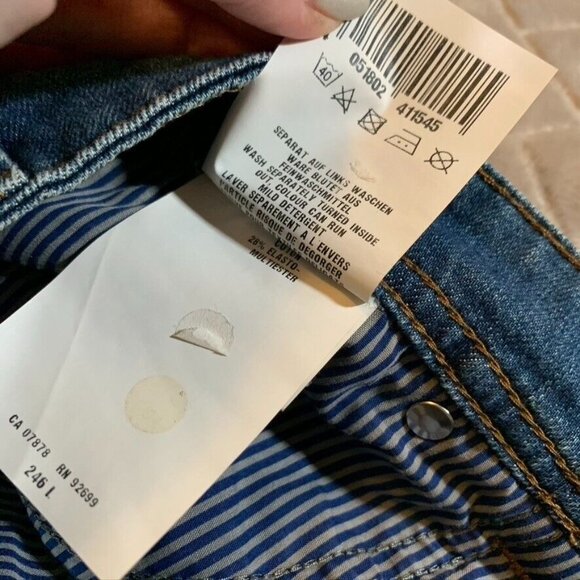 Atelier Gardeur Mens 38x34 Denim Jeans Blue Nigel Straight Medium Wash Stretch - Picture 7 of 16